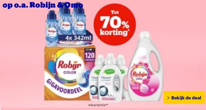 Aanbieding: Robijn & Omo