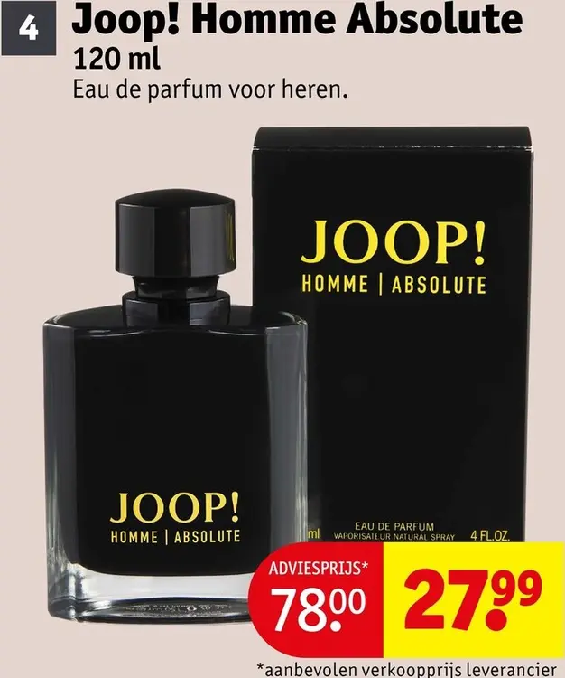 Aanbieding: Homme Absolute Eau de parfum voor heren