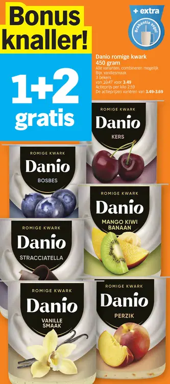 Promotie: Danio romige kwark