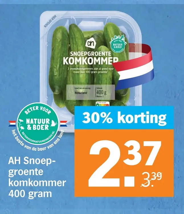 Aanbieding: Snoepgroente komkommer