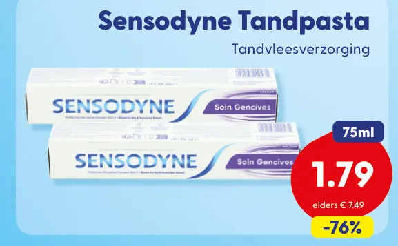 Aanbieding: Sensodyne Tandpasta