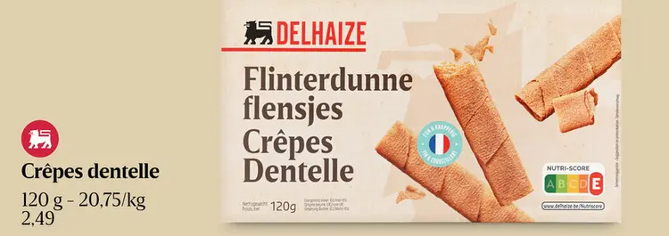 Offre: Crêpes dentelle