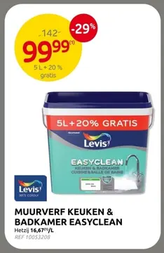Aanbieding: Muurverf keuken & badkamer easyclean