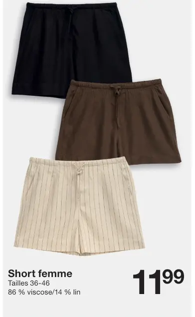 Offre: Short femme
