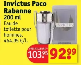 Offre: Invictus Paco Rabanne