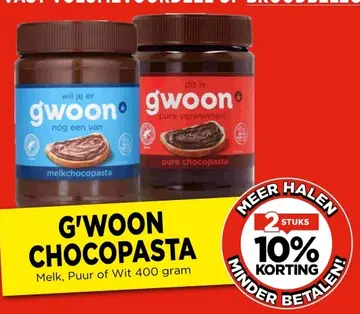 Aanbieding: G'woon chocopasta