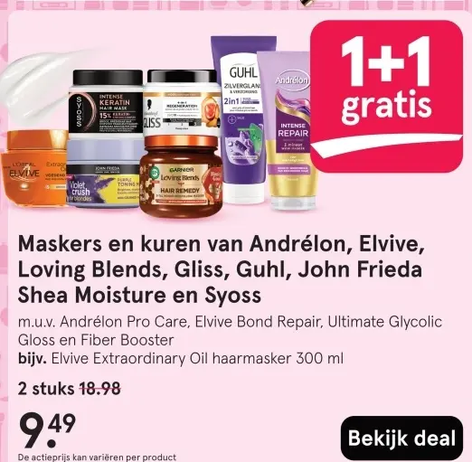 Aanbieding: Maskers en kuren