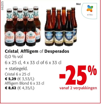 Aanbieding: Cristal, Affligem of Desperados