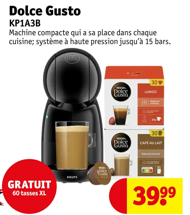 Offre: Dolce Gusto KP1A3B