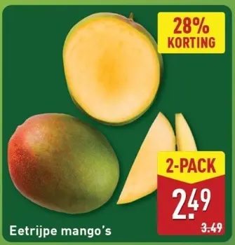 Aanbieding: Eetrijpe mango's