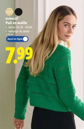 Offre: Pull en maille