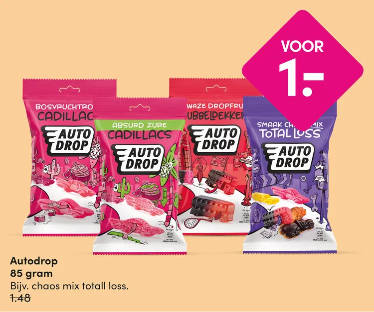 Aanbieding: Autodrop 85 gram