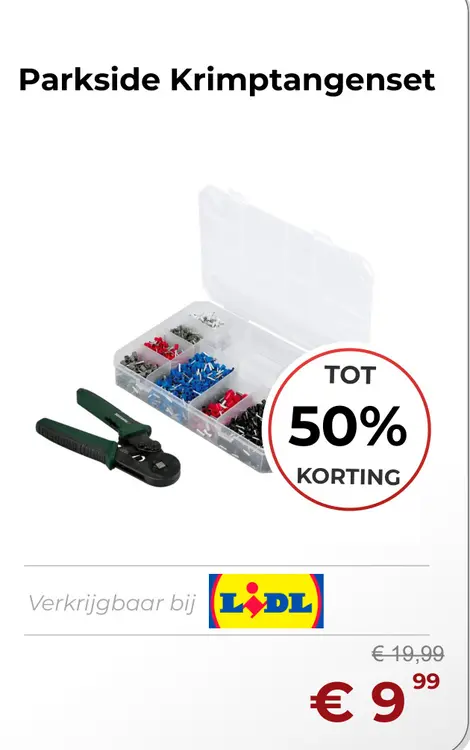 Aanbieding: Krimptangenset