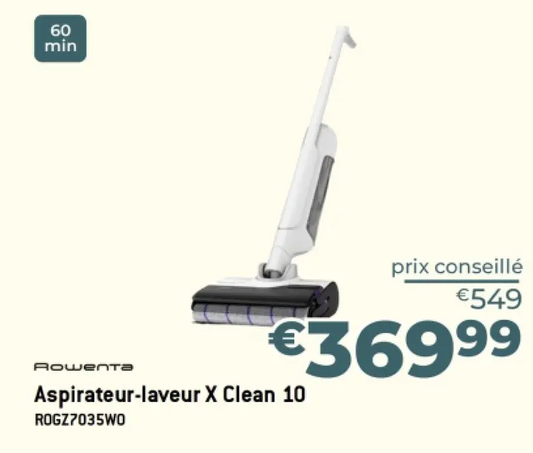 Offre: Aspirateur-laveur X Clean 10
