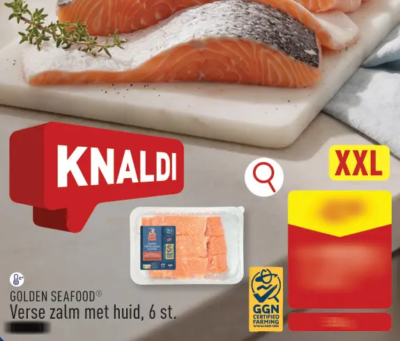 Promotie: Verse zalm met huid