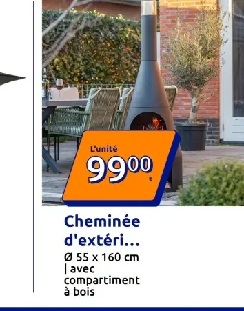Offre: Cheminée d'extérieur