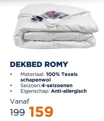 Aanbieding: Dekbed romy