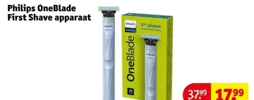 Aanbieding: Philips OneBlade First Shave apparaat