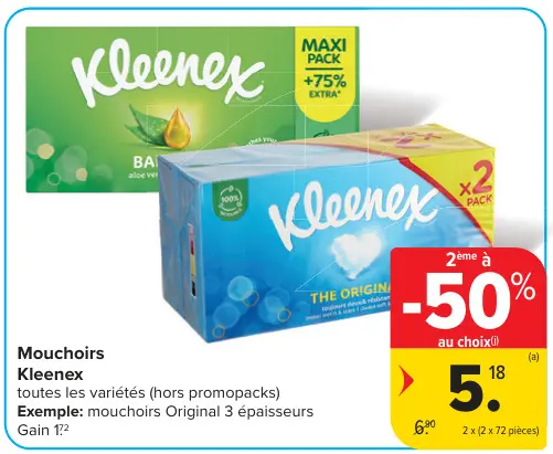 Offre: Mouchoirs