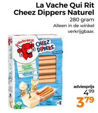 Aanbieding: Cheez Dippers Naturel