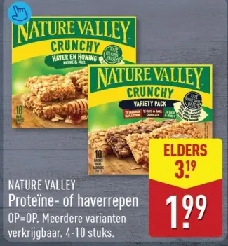 Aanbieding: Proteïne- of haverrepen