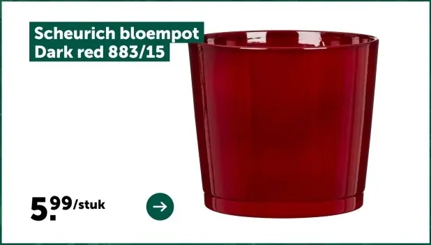 Aanbieding: Scheurich bloempot
