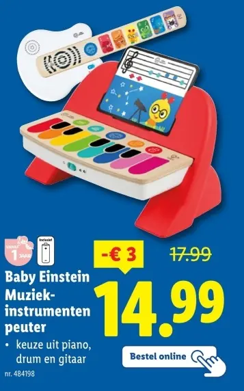 Aanbieding: Baby Einstein Muziekinstrumenten peuter