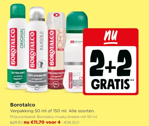 Promotie: Borotalco