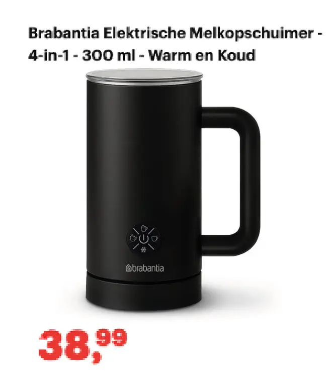 Promotie: Elektrische Melkopschuimer