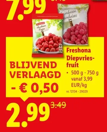 Aanbieding: Diepvriesfruit