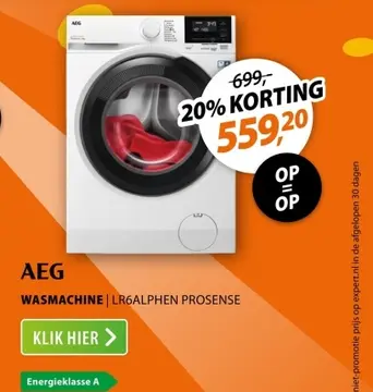 Aanbieding: Wasmachine lr6alphen prosense