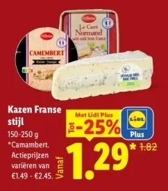 Aanbieding: Kazen Franse stijl