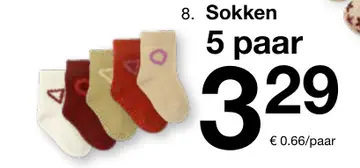 Aanbieding: Sokken 5 paar
