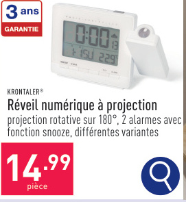 Offre: Réveil numérique à projection