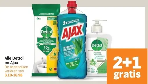 Aanbieding: Dettol and Ajax products