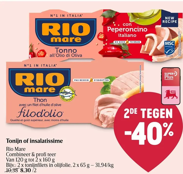 Promotie: Tonijn of insalatissime