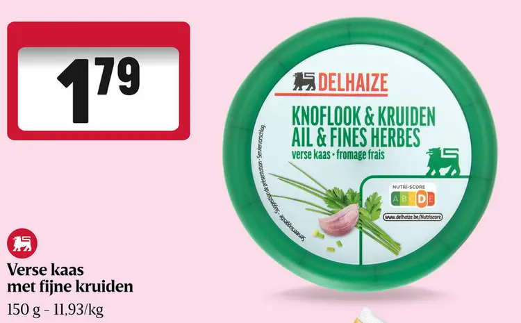 Aanbieding: Verse kaas met fijne kruiden