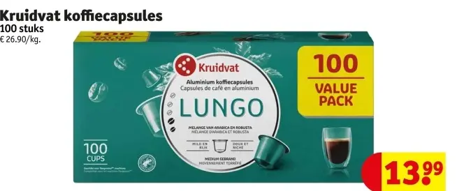 Promotie: Kruidvat koffiecapsules