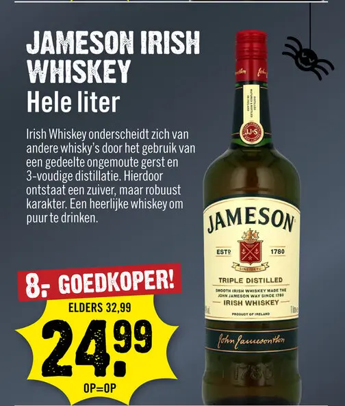 Aanbieding: Jameson irish whiskey