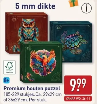 Aanbieding: Premium houten puzzel