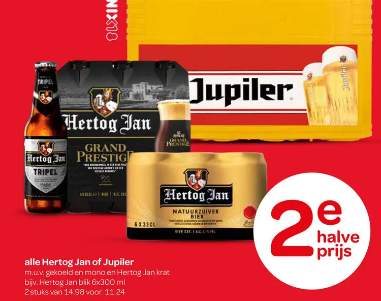 Aanbieding: Hertog Jan of Jupiler