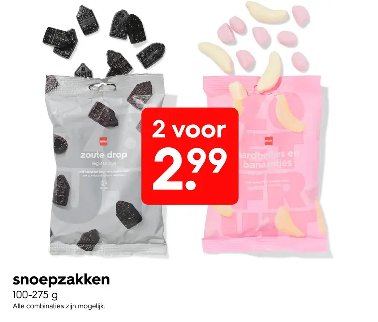 Aanbieding: Snoepzakken