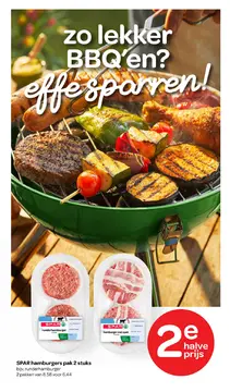 Aanbieding: SPAR hamburgers pak