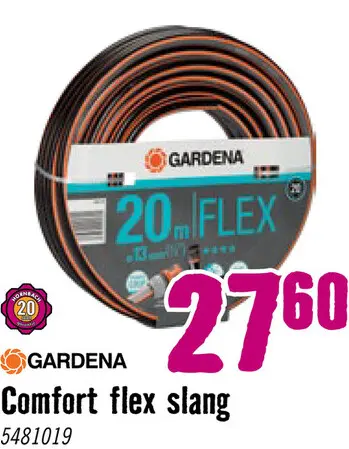 Aanbieding: GARDENA Comfort flex slang 1/2" 20 m **cashback**