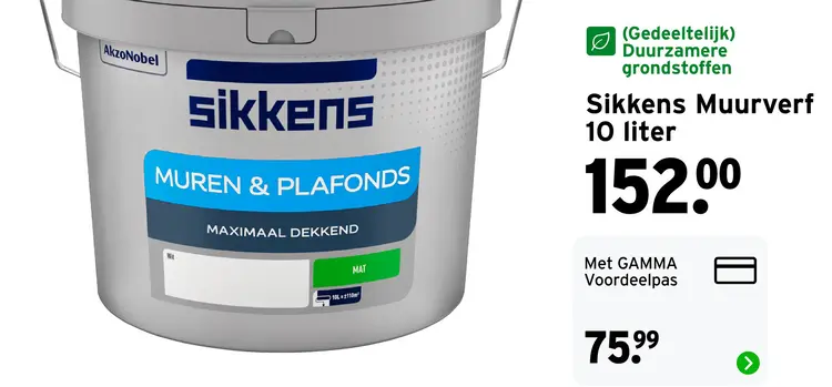 Aanbieding: Muurverf 10 liter