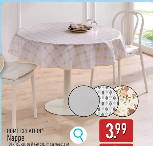 Offre: Nappe
