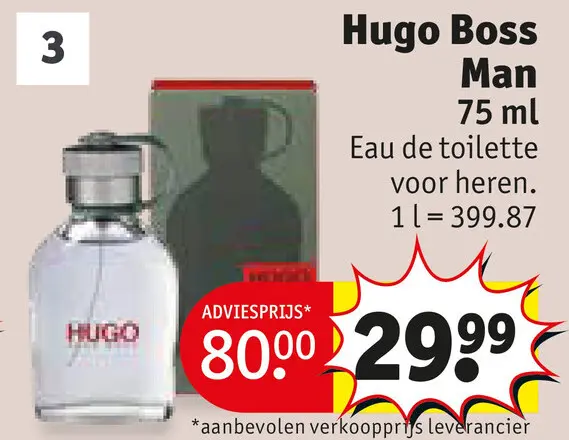 Promotie: Hugo Boss Man