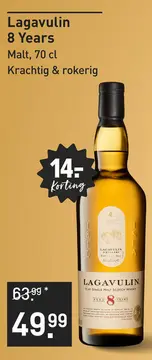 Aanbieding: Lagavulin 8 Years 70CL Whisky