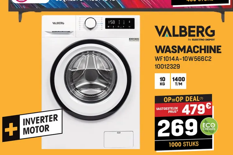 Promotie: Wasmachine