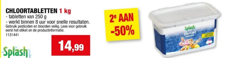 Promotie: Chloortabletten